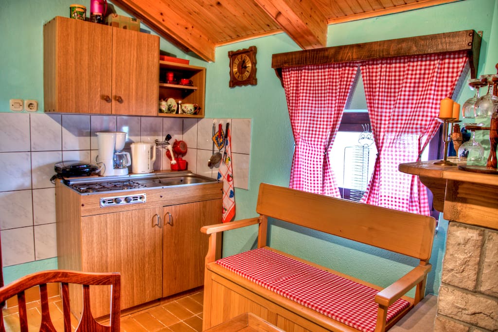 Kitchen and dining area
