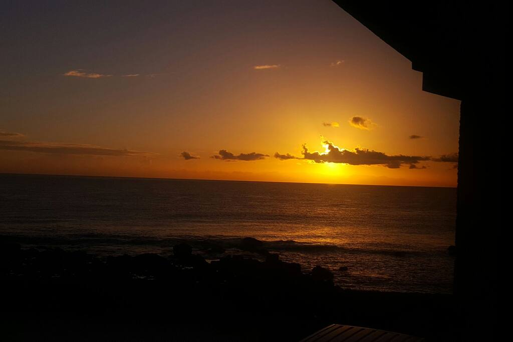 Amanecer desde el apartamento