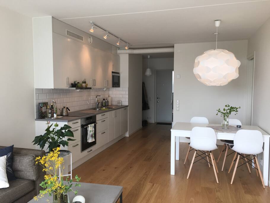Kitchen and dining area.