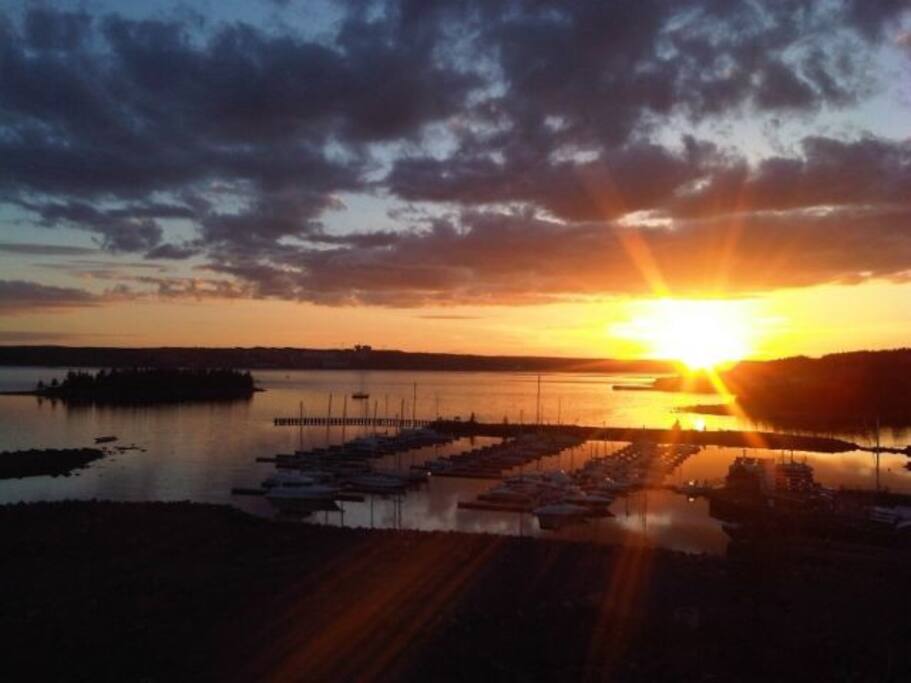 Sunset view.
