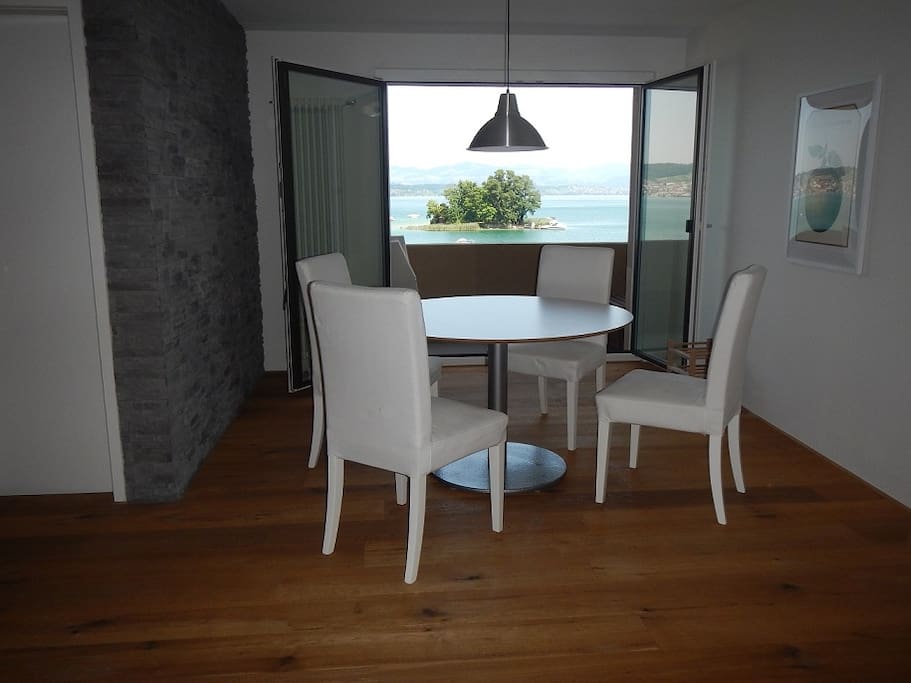 Brunch und Dinner mit 1a See- und Inselblick ... "Karibik-Feeling" am Zürisee!