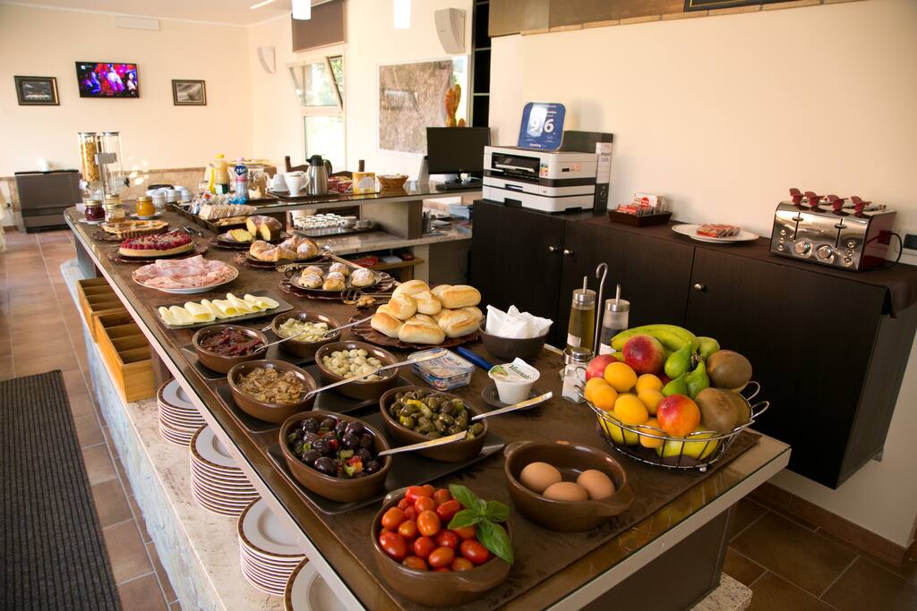 La colazione a buffet