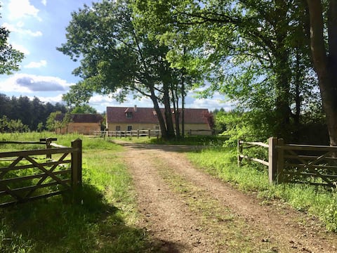 House 8 beds surrounded by nature 2500 m2 garden