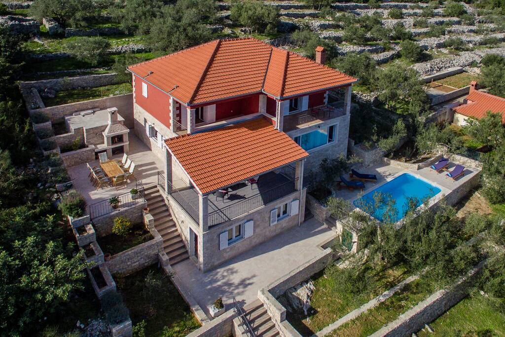 Villa Oasy - from the air