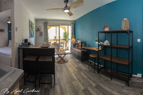 Propriété Airbnb réussie: Charming 2-room waterfront apartment à Sète