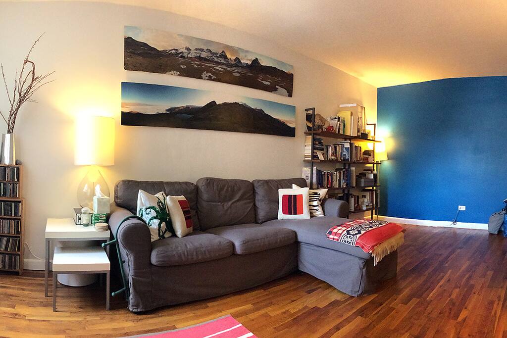 Warm living room