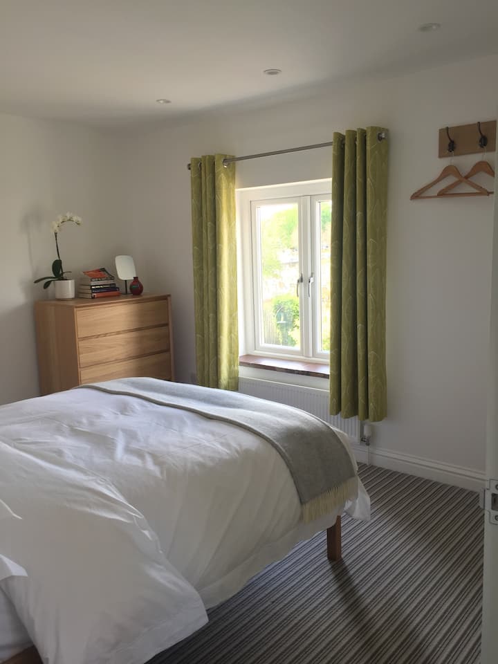 The back bedroom, over looking the garden.