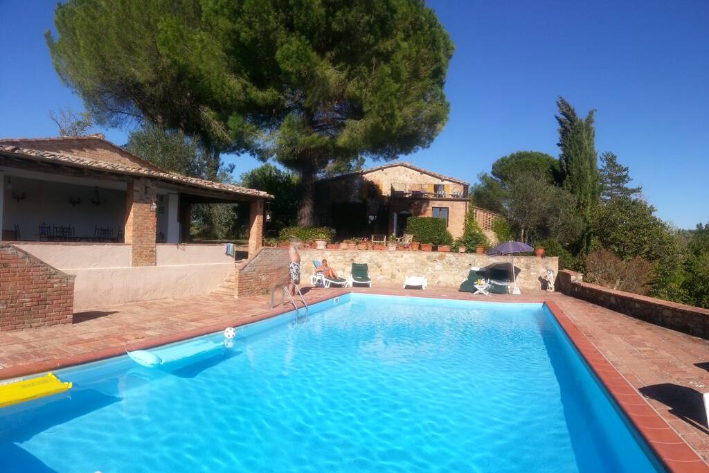 Pool to house