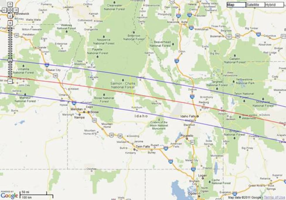 We are located next to the red line. Rigby Idaho