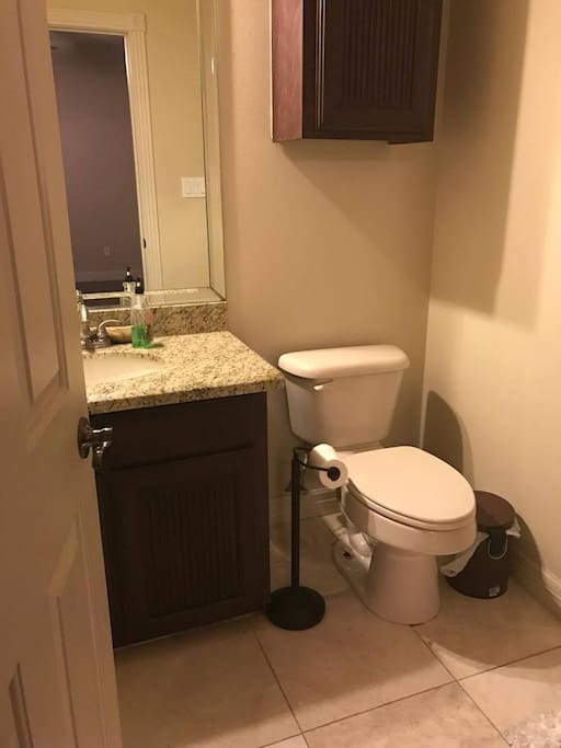 The bathroom