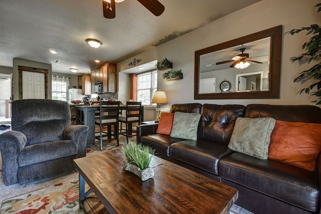 Open concept allows for a great time with family or friends.
