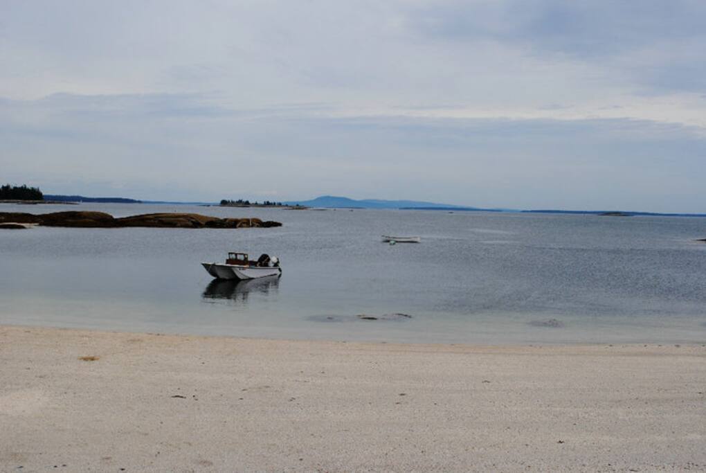 Main beach area where you arrive