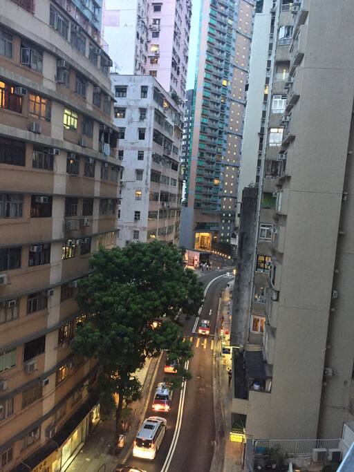 View from the balcony