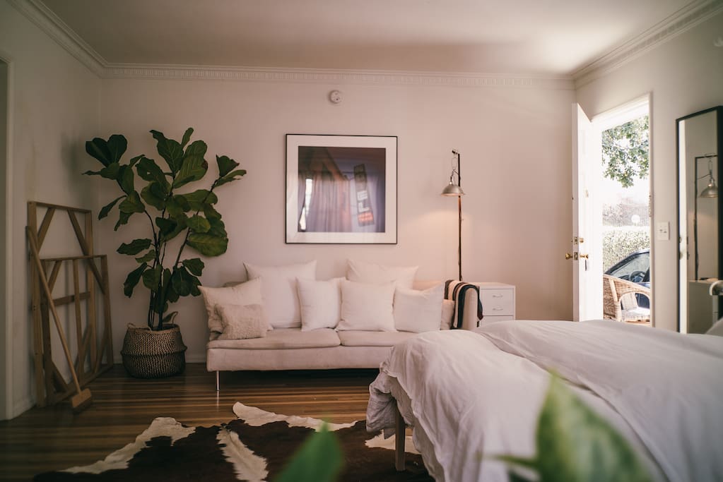 The the bright main room/living space