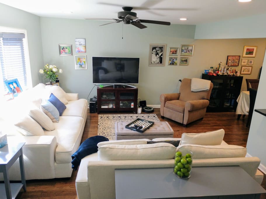 Living room with TV