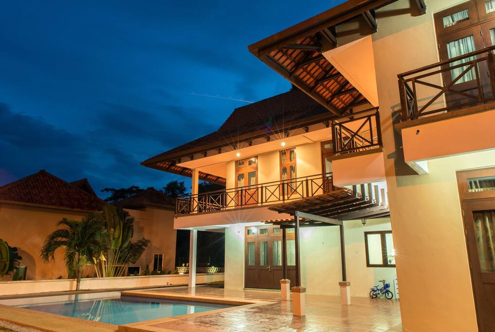 The Villa in the Evening