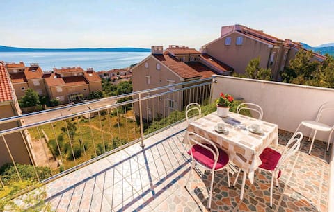 Apartment with a beautiful sea view in Kvarner