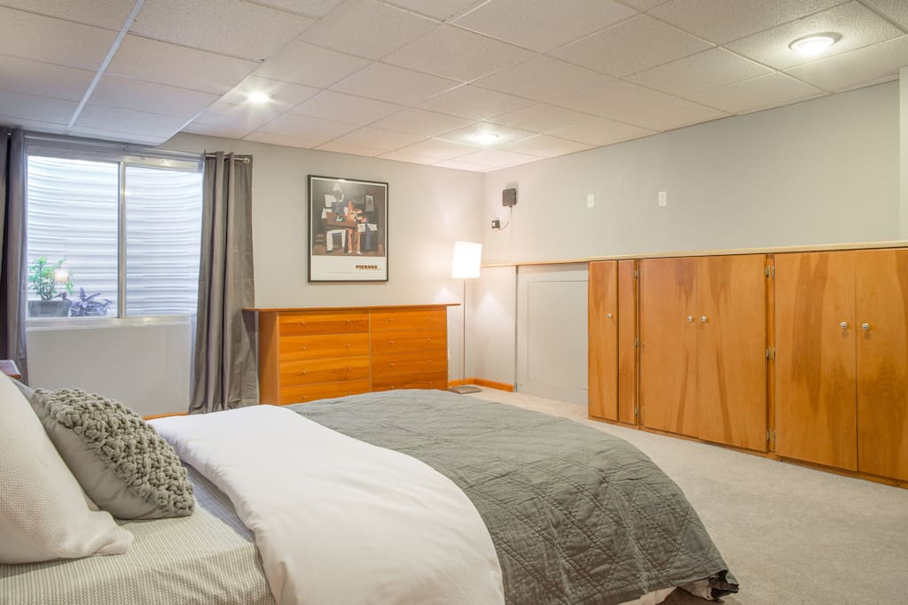 Basement bedroom