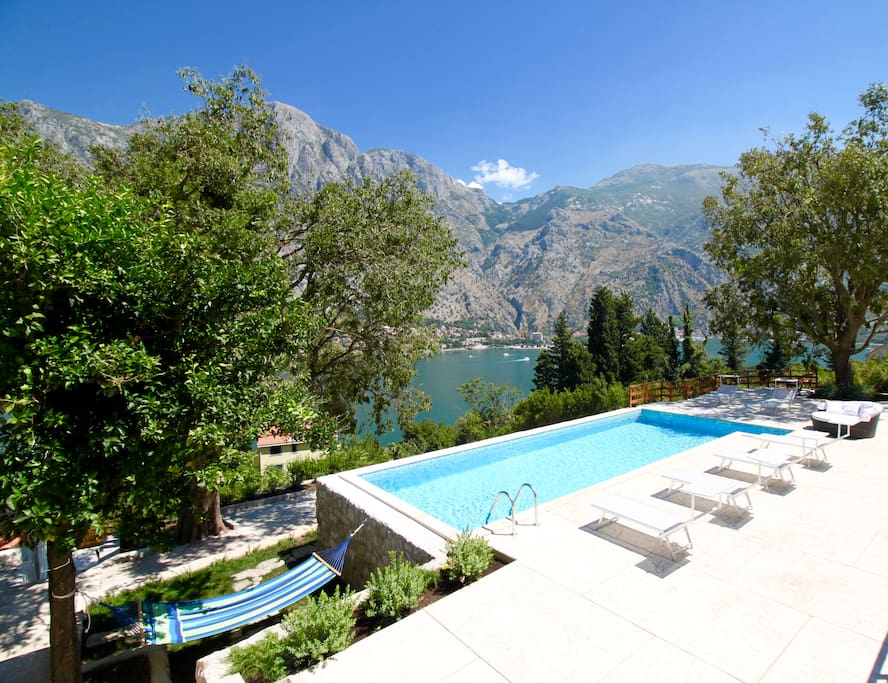 View over Kotor from the upper terrace
