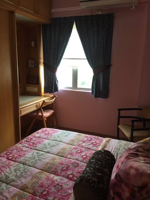 Guest room-closet,desk, chair, dressing table n air-con.