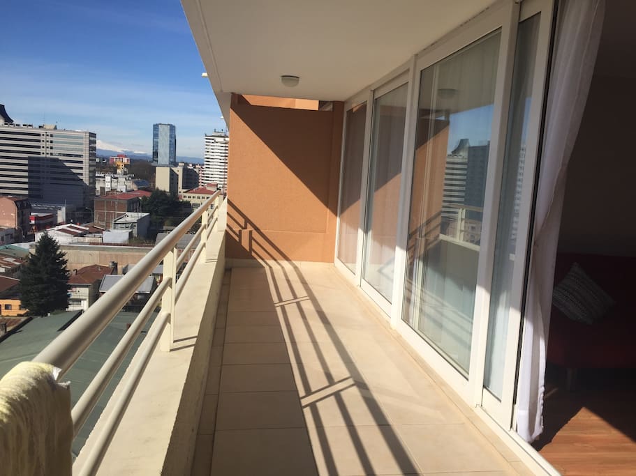Balcón con vista despejada