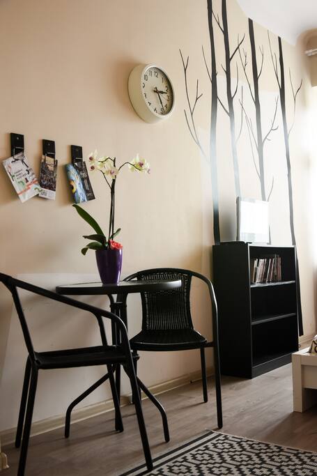 table in the room