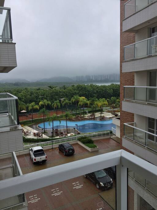 Piscina vista da Suíte principal