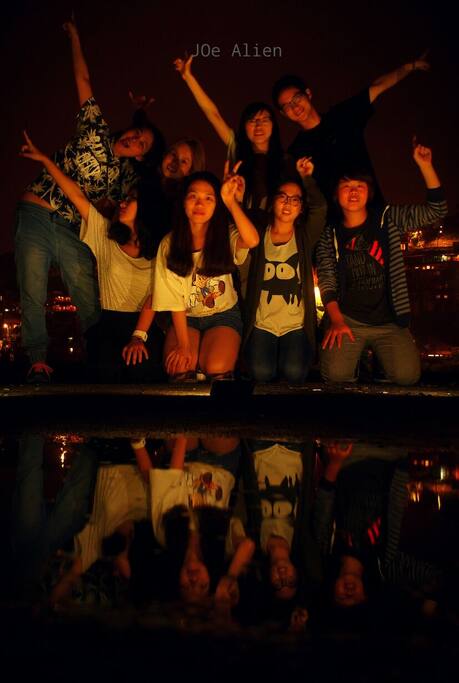 短夜拍行程時我幫之前來過客人拍的照片“night-shooting“ that the the photo I took for u~
