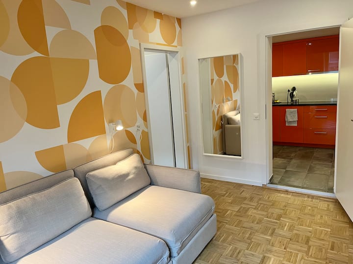 Orange Apt., 2 Bedrooms, Old Town, 3min To Station - Bern