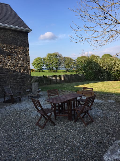 Seating area with BBQ