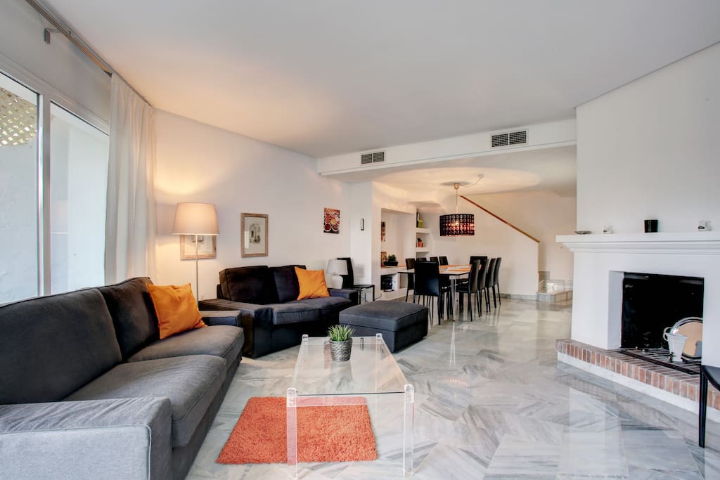 Spacious living area
