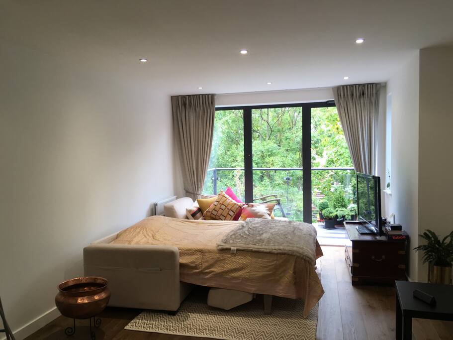 Sofabed in living room