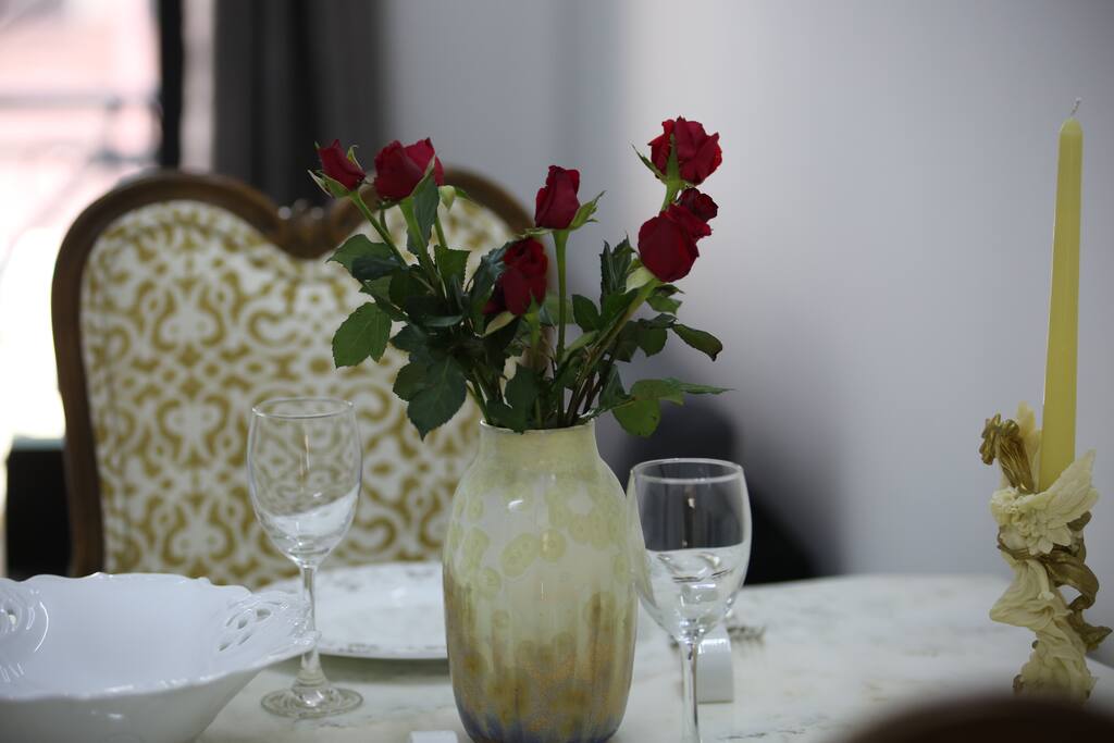Romantic setting.