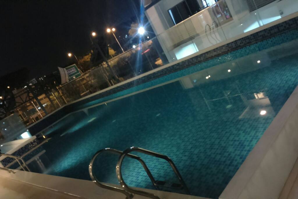 Go for night swim. Let the water massage your body after one day city tour