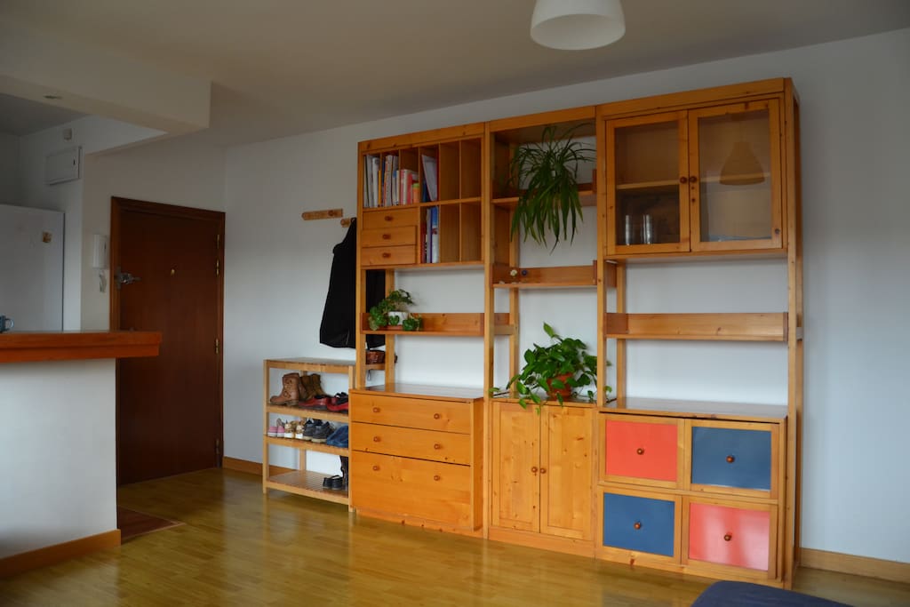 This shared space - living room connected with kitchen