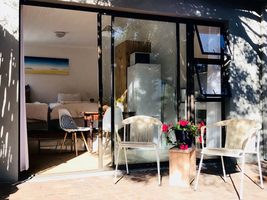 Private patio for sipping your morning coffee or savoring a sundowner