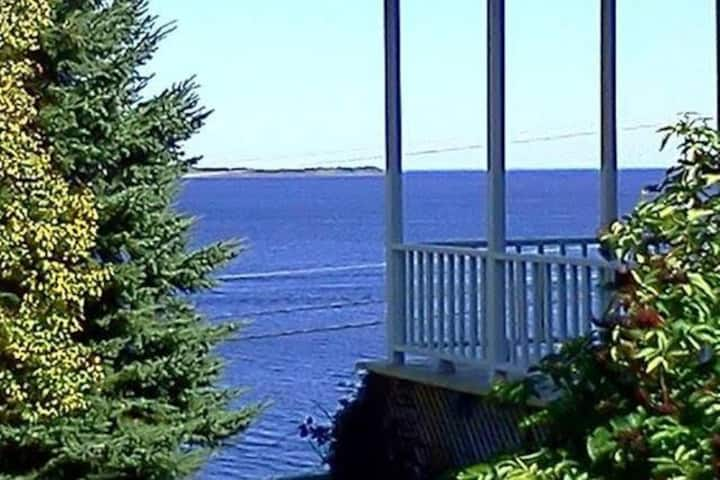 House with lake view