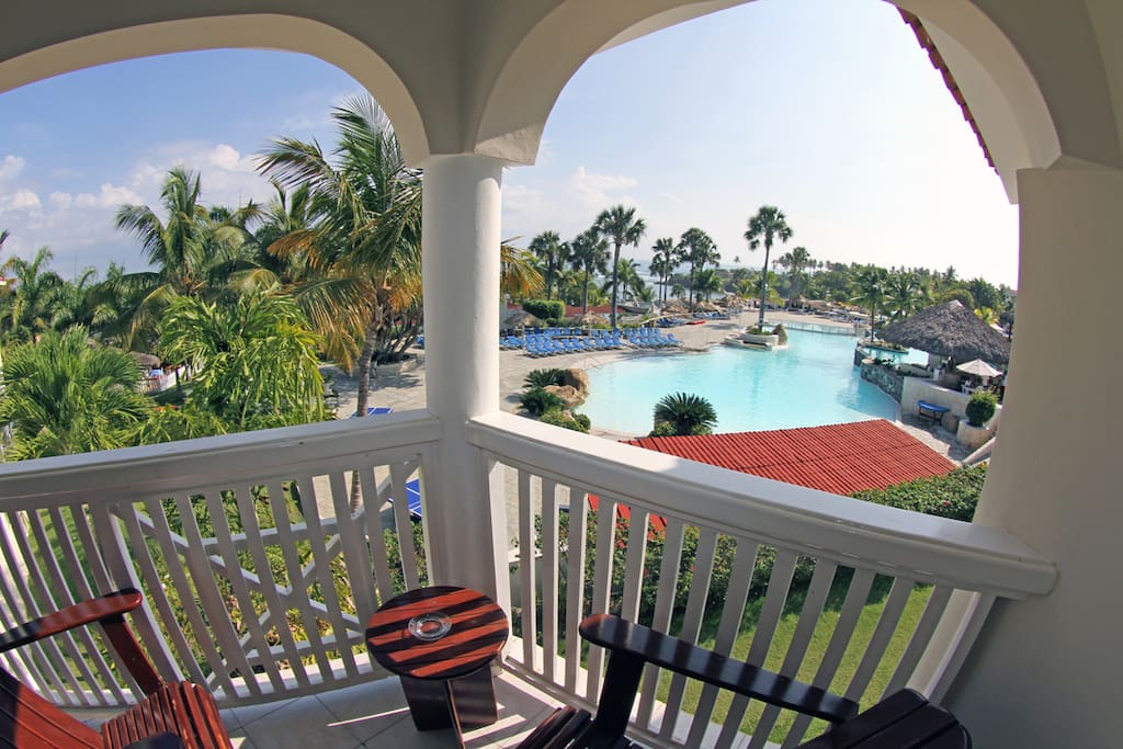 View from one of the rooms.