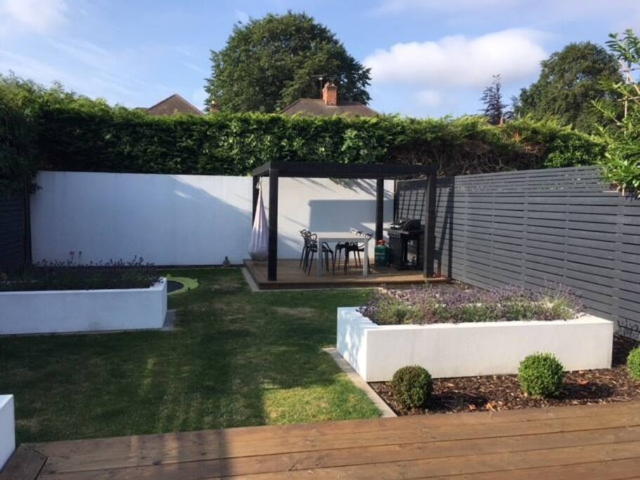 Private Garden and BBQ Area