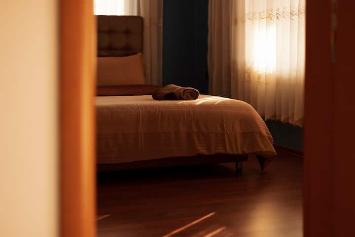 Third floor / room no. 5 • a double bed • for two people • air conditioner