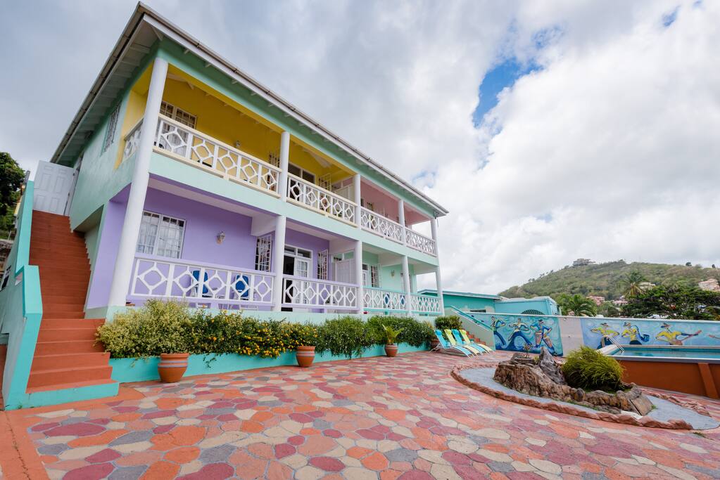 View of Villas From Gated Private Parking