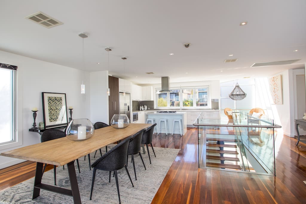 Main Living room, dining and kitchen