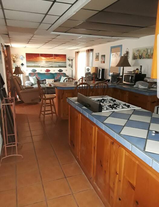kitchen/living room