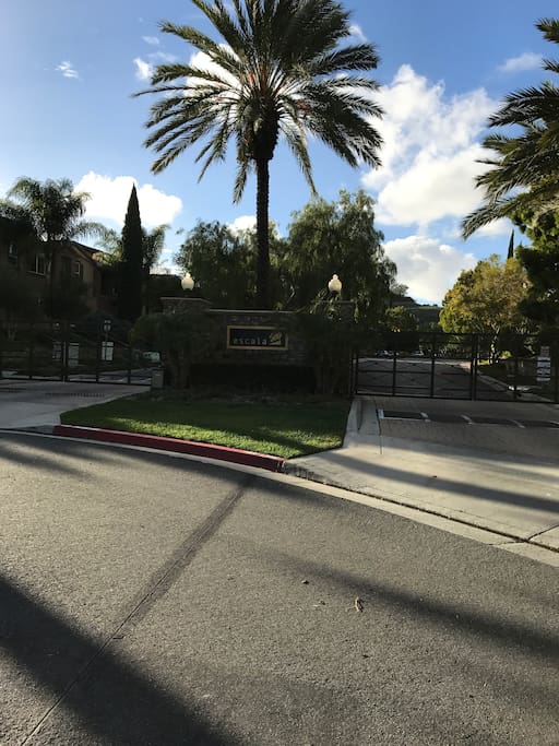 Gated community with 24 hour security.