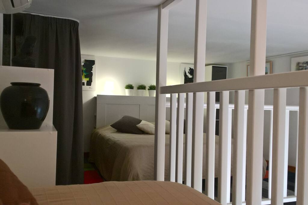 Chambre en mezzanine