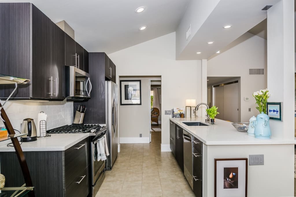 brand new kitchen including dishwasher