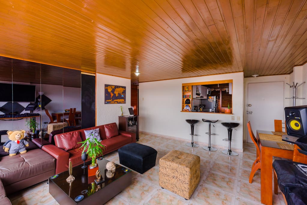All the money we collect at AIRBNB is destined to be used on our own international trips.