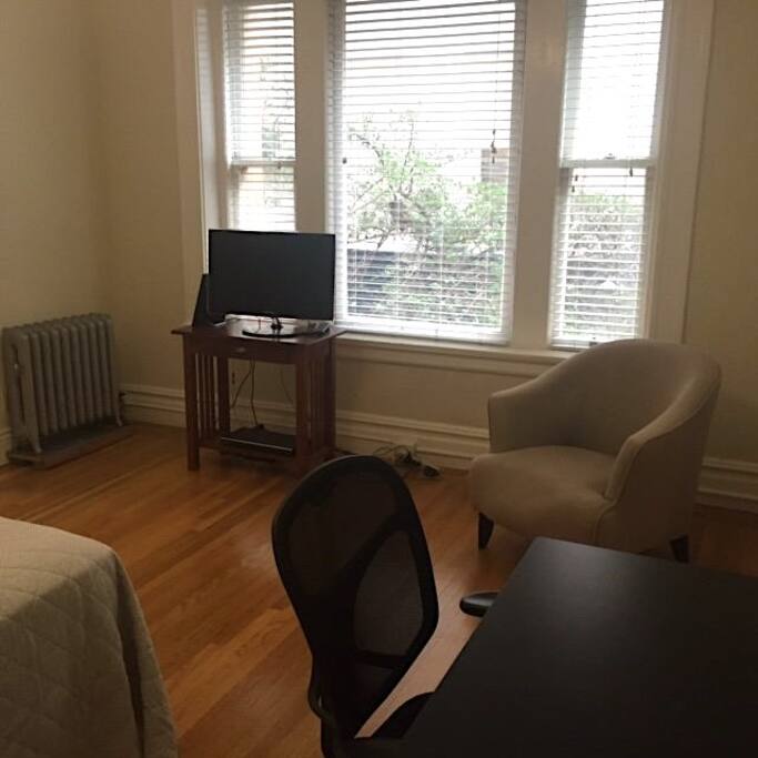 TV and Desk