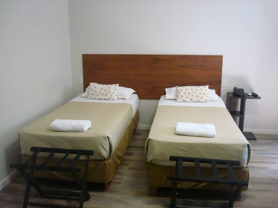 camas twin o matrimonial