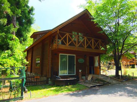 Stay in a private log house (C-104) with the unity of Kyoto's "Rurikei"